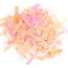 Krepp-Konfetti Streifen, Blütenfarben Mix, 15 g
