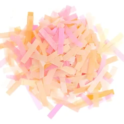 Krepp-Konfetti Streifen, Blütenfarben Mix, 15 g