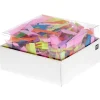 Krepp-Konfetti Streifen, Regenbogen Classic Mix, 15 g