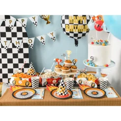 Kuchenstecker / Tortenaufsatz / Cupcake-Topper – Cars / Auto – ca. 12 cm – 4 Stück