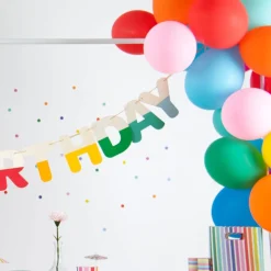 Latexballons Stripetastic, bunt sortiert, 21 cm, 50 Stück