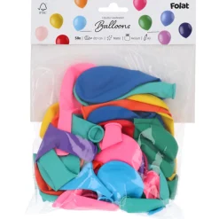 Latexballons Stripetastic, bunt sortiert, 21 cm, 50 Stück