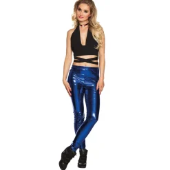 Leggings Stretch, blau, Gr. M