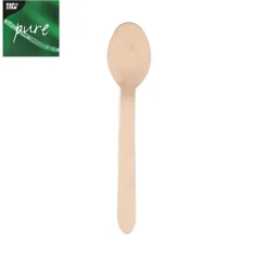 Löffel Pure aus Holz, 15,7 cm, 25 Stück
