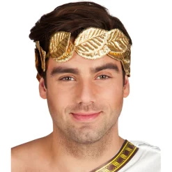 Lorbeerkranz, gold, mit Gummiband
