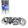 Luftschlange Metallic silber, 2 Stück