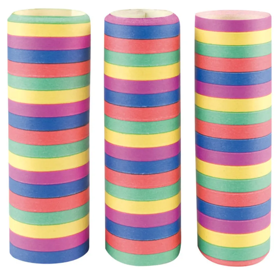 Luftschlangen Standard, 3er Pack PREISHIT