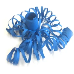 Luftschlange Standard, blau, 1 Rolle