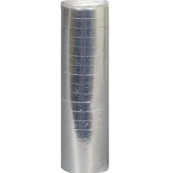 Luftschlange Standard silber metallic, 1 Rolle