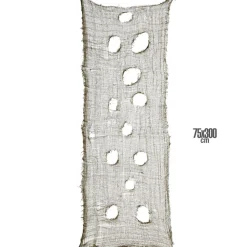 Lumpengewebe, grün, 60 x 300 cm
