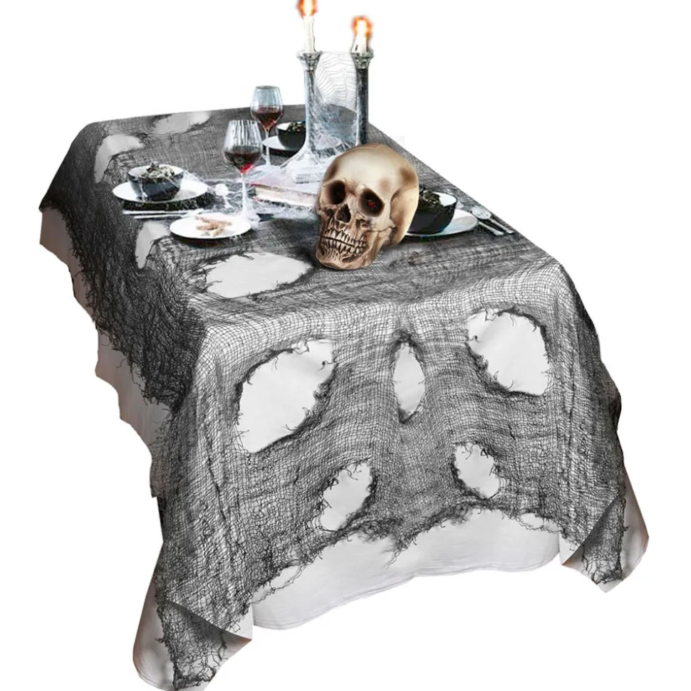 Lumpengewebe, schwarz, 60 x 300 cm