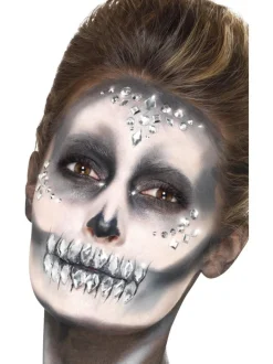 Make-Up FX, Gesichtsjuwelen, Silber, Bogen mit 100 Stück