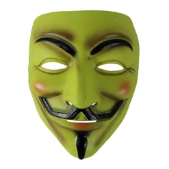 Maske Anonymous, grün