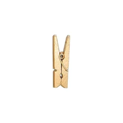 Mini-Wäscheklammern gold, 3,5 cm, 12 Stk