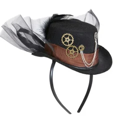 Minizylinder Steampunk mit Haarreif