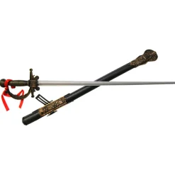 Musketier-Degen mit Scheide, ca. 70cm