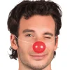 Nase Clown aus Plastik, 24 Stück, rot PREISHIT