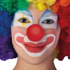 Nase Clown aus Schaumstoff, 12 Stück, rot