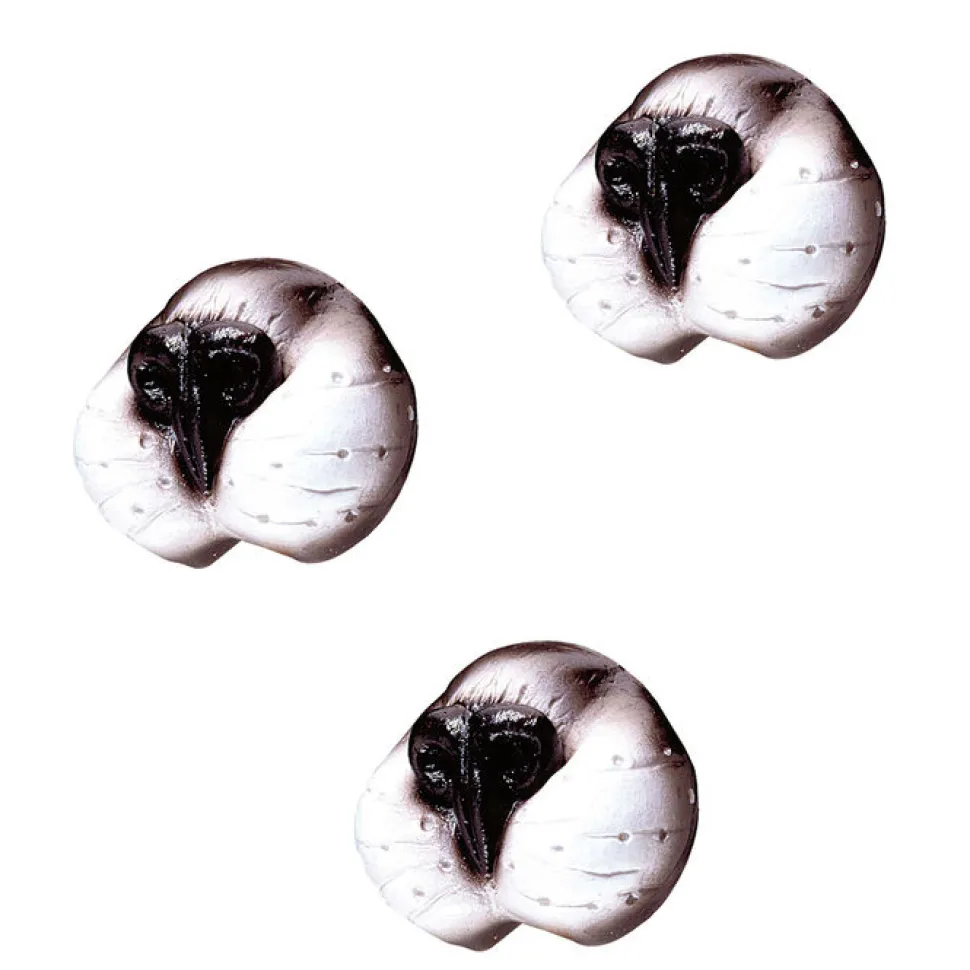 Nase Katze, schwarz und weiß, 12 Stück