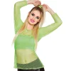 Netz-Shirt, neongrün, Einheitsgröße