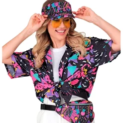 NEU Accessoire-Set 80s Funky Fashion, Schirmmütze und Bauchtasche