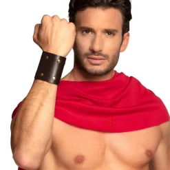 NEU Armbänder römischer Gladiator,in Lederoptik, größenverstellbar, 2 Stück