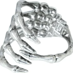 NEU Armreif Skeletthand aus Metall