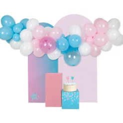 NEU Ballon-Girlanden-Set Boy or Girl, 66 Teile inkl. Ballonband für 200cm Ballongirlande