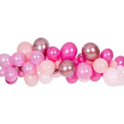 NEU Ballon-Girlanden-Set Pink, 62 Teile inkl. Ballonband für 200cm Ballongirlande