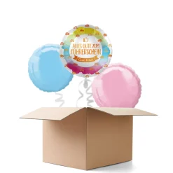 NEU Ballongrüße Alles Gute zum Führerschein, 3 Ballons