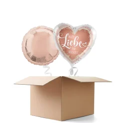 NEU Ballongrüße Alles Liebe zur Hochzeit, 2 Ballons