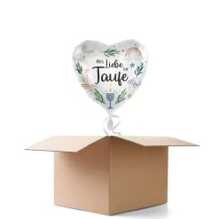NEU Ballongrüße Alles Liebe zur Taufe, 1 Ballon