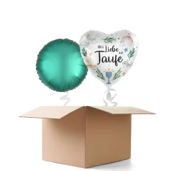 NEU Ballongrüße Alles Liebe zur Taufe, 2 Ballons