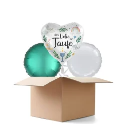 NEU Ballongrüße Alles Liebe zur Taufe, 3 Ballons