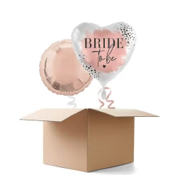 NEU Ballongrüße Bride to be, 2 Ballons
