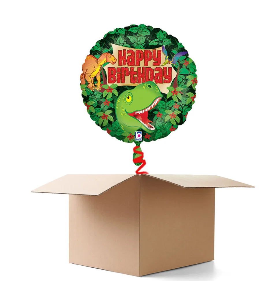 NEU Ballongrüße Dinosaurier Birthday, 35cm, 1 Ballon
