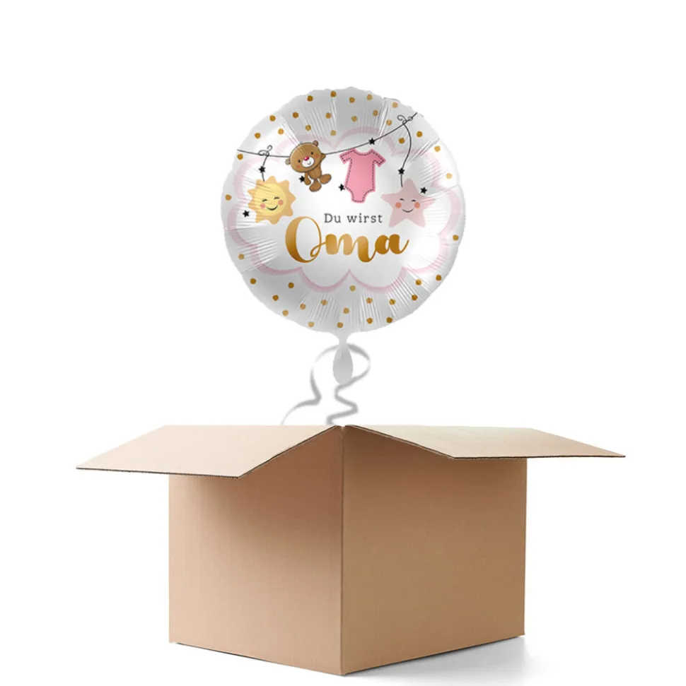 NEU Ballongrüße Du wirst Oma, 1 Ballon