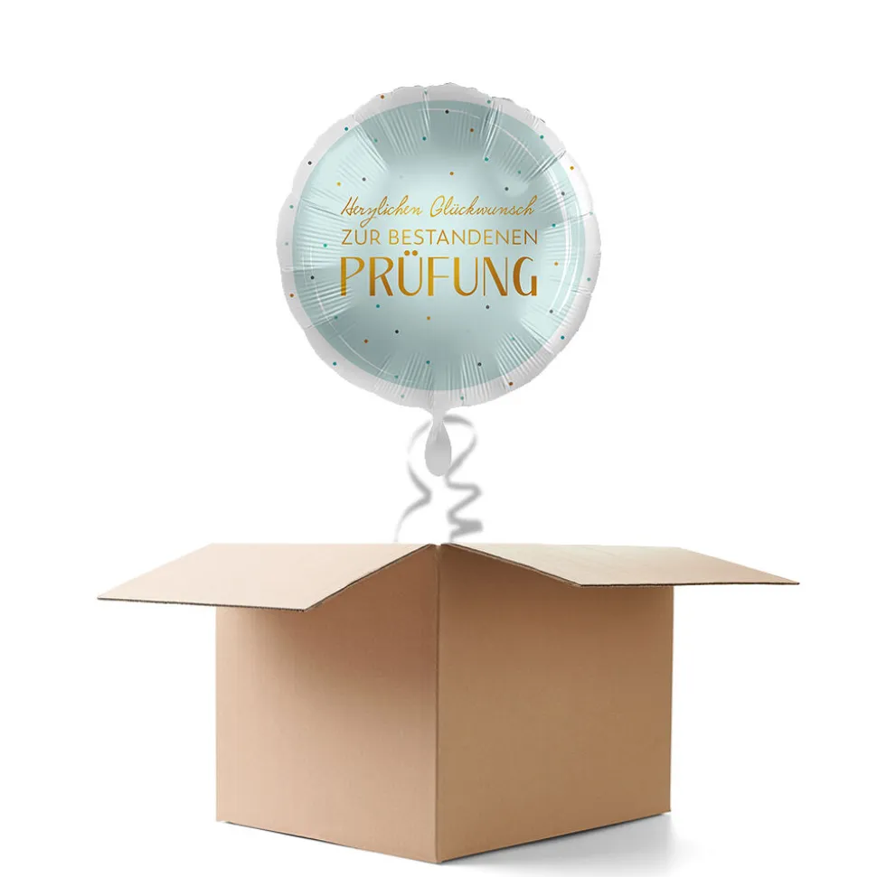 NEU Ballongrüße Glückwunsch zur bestandenen Prüfung, 1 Ballon