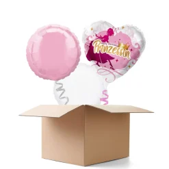 NEU Ballongrüße Happy Birthday Prinzessin, 3 Ballons
