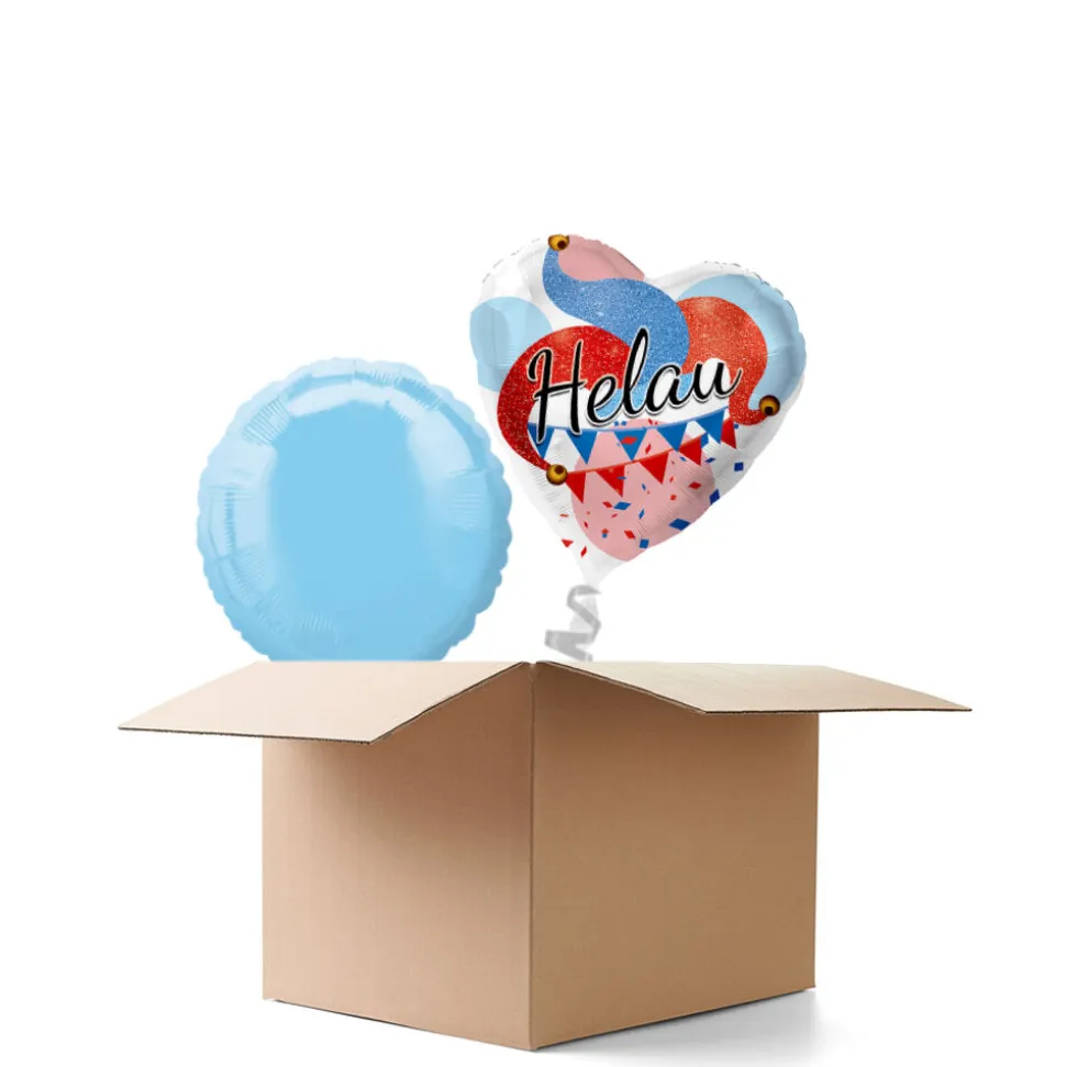 NEU Ballongrüße Helau, 2 Ballons