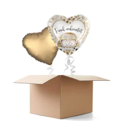 NEU Ballongrüße Hochzeitsauto Frisch verheiratet, 2 Ballons