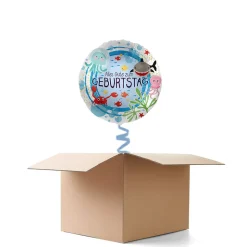 NEU Ballongrüße Unter Wasser Alles Gute zum Geburtstag, 1 Ballon