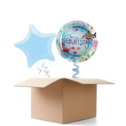 NEU Ballongrüße Unter Wasser Alles Gute zum Geburtstag, 2 Ballons