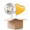 NEU Ballongrüße Willkommen Baby, 2 Ballons