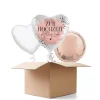 NEU Ballongrüße Zur Hochzeit alles Liebe, 3 Ballons