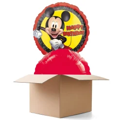 NEU Ballongrüsse Mickey Mouse Forever HBD, 2 Ballons