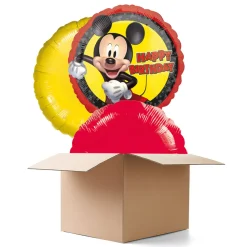 NEU Ballongrüsse Mickey Mouse Forever HBD, 3 Ballons