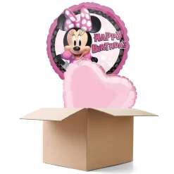 NEU Ballongrüsse Minnie Mouse Forever HBD, 2 Ballons