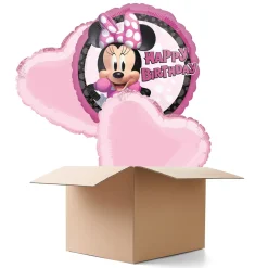 NEU Ballongrüsse Minnie Mouse Forever HBD, 3 Ballons