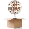 NEU Ballongrüsse Satin Infused Birthday Sequins, 1 Ballon